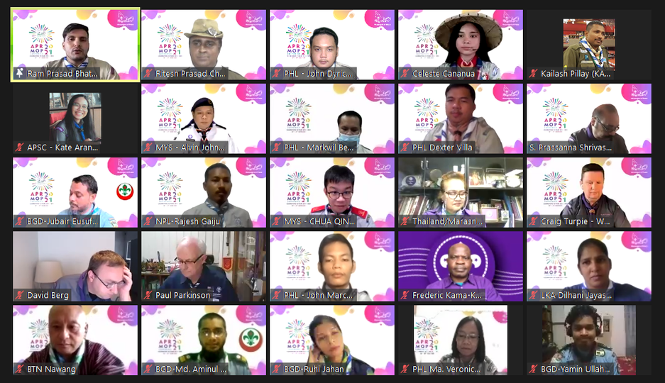 Bacolodnon Scout joins Asia - Pacific Region Messengers of Peace Conference 2021