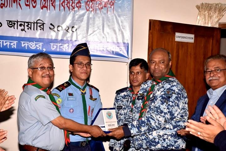 প্রেসিডেন্ট'স রোভার স্কাউট অ্যাওয়ার্ড অর্জন করায় এয়ার অঞ্চল থেকে সংবর্ধনা.!