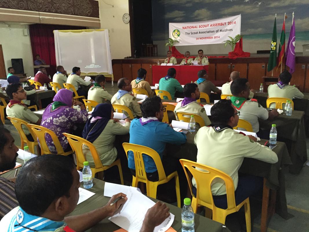 Maldivian National Scout Assembly elects new management team for the Scout Association of Maldives