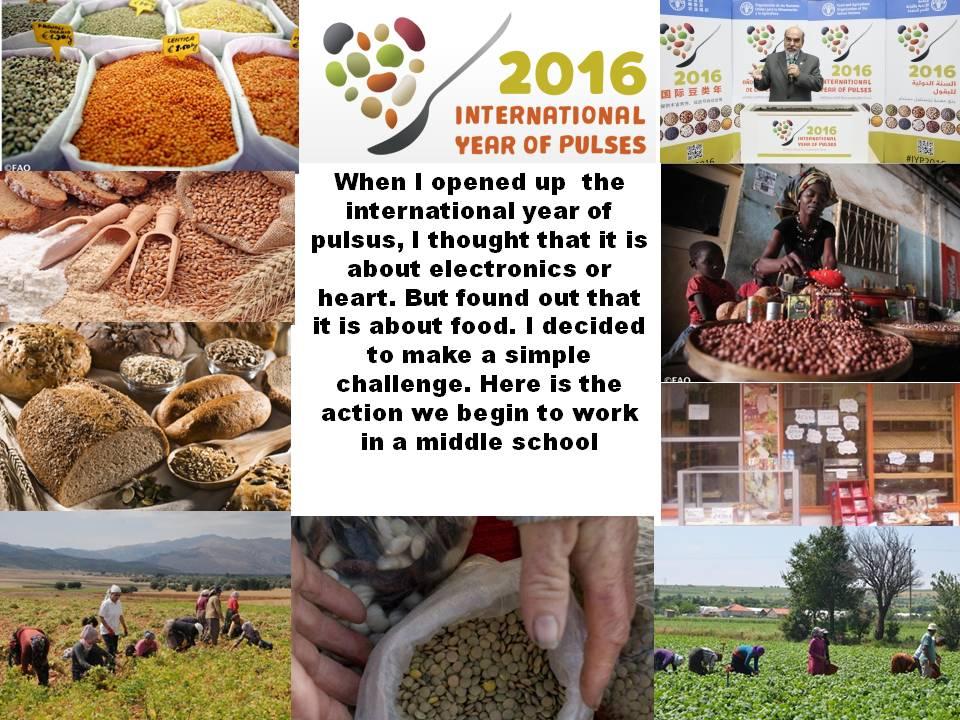 INTERNATIONAL YEAR OF PULSES