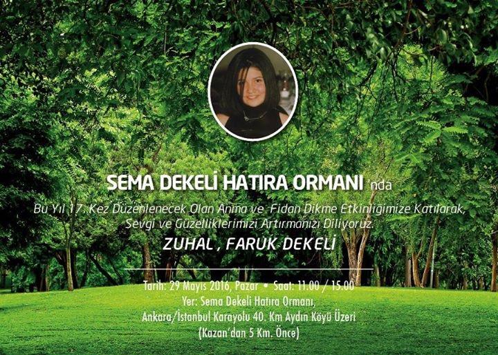 ENVİRONMENTAL ACTIVITIES ON A REMEMBERENCE TREE PLANTING DAY 29 MAY 2016