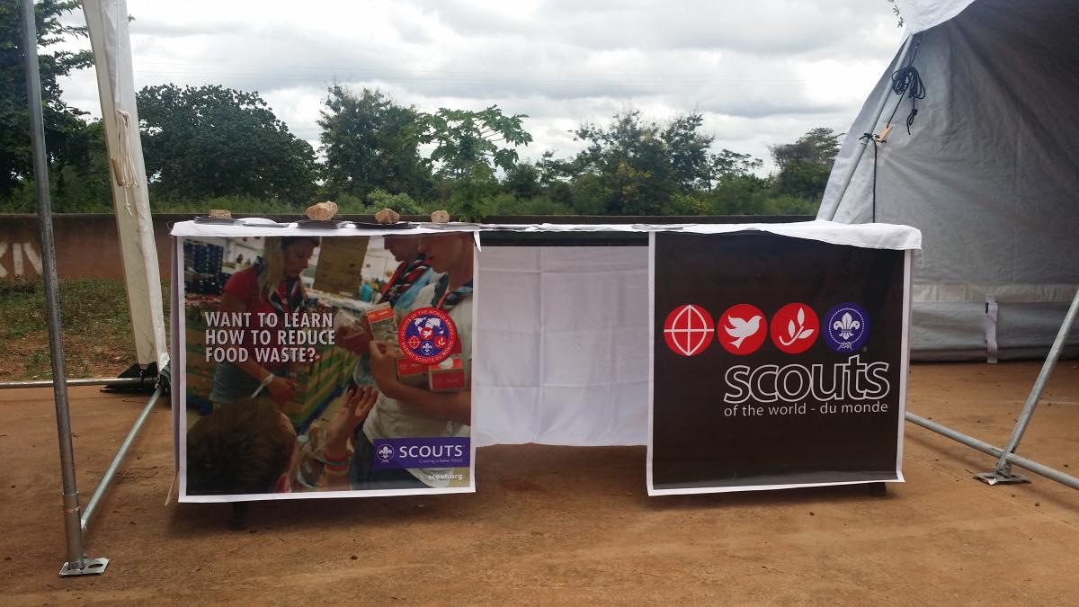 THE SCOUTS OF WORLD AWARD STAND TO 7TH AFRICAN SCOUT JAMBOREE 2016 - YAMOUSSOUKRO/ IVORY COAST