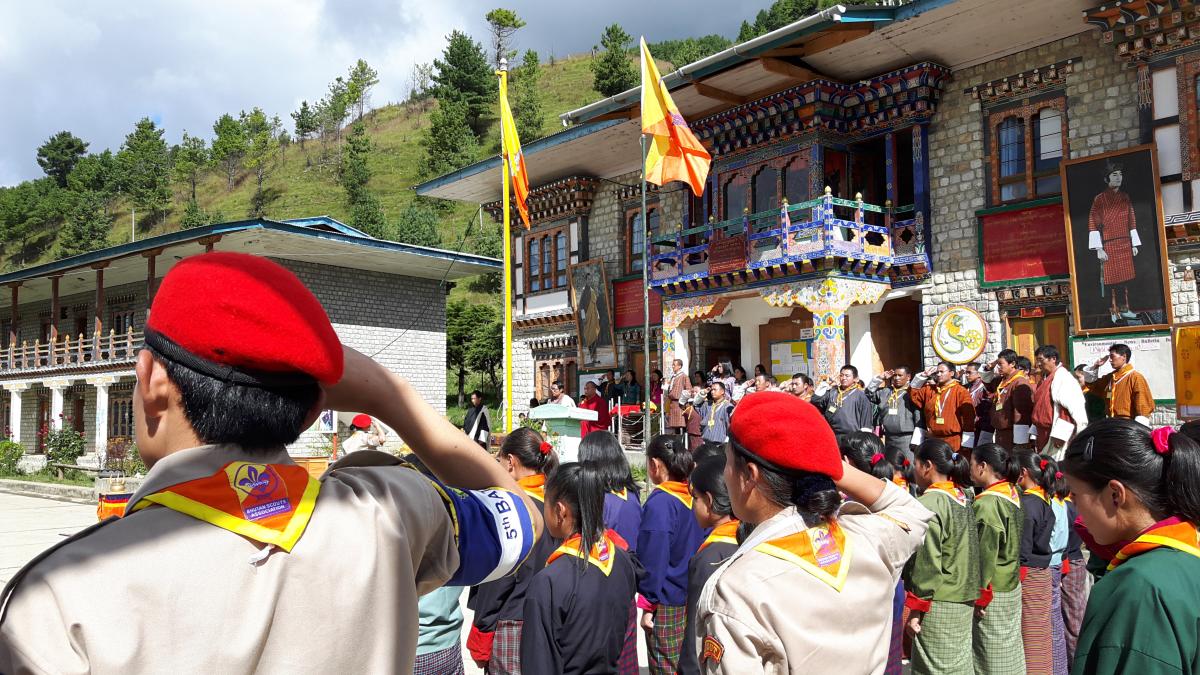 Selection of Scouts for Leadership Scouts camp.