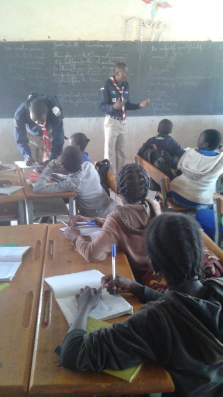 FAISONS DE TOUS LES JEUNES DU BURKINA FASO  DES SCOUTS POUR ENSEMBLE CREER LE MONDE MEILLEUR