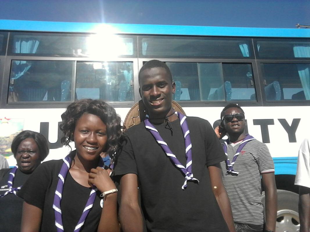 BINDURA UNIVERSITY SCOUTS ON THEIR FIRST OUTDOOR CAMP
