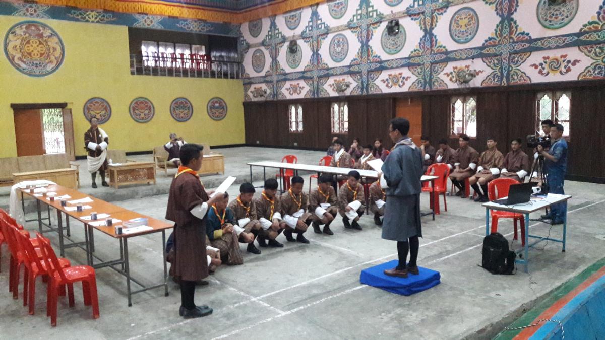 Investiture Ceremony for Rover Scouts of JNEC