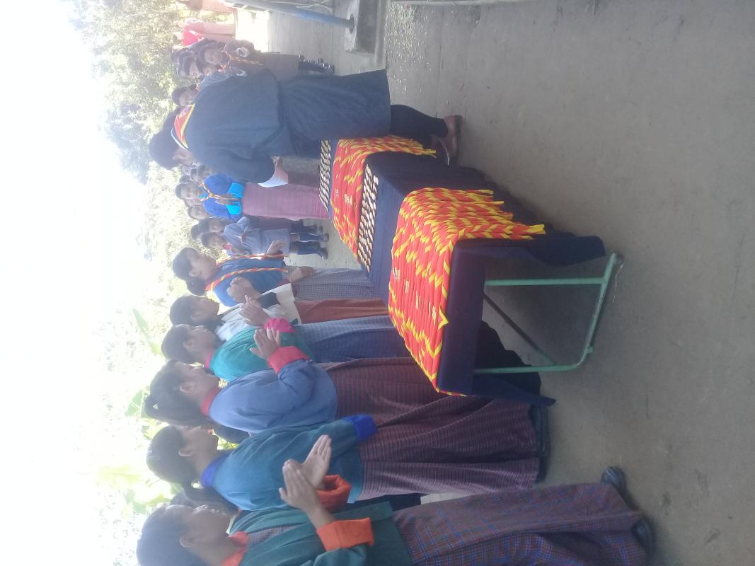 INVESTITURE CEREMONY FOR NEW SCOUTS