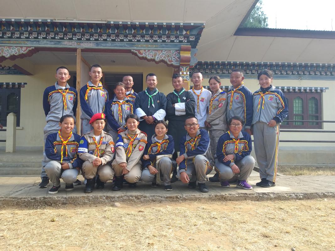 Passing out of scout leaders 