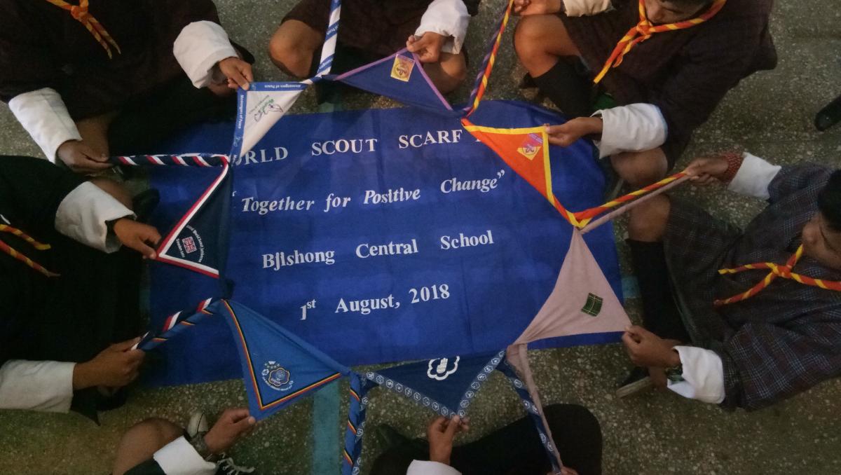 Scout Scarf Day Celebration in my School