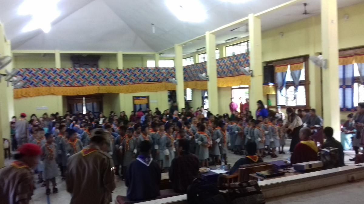 Investiture cermony for CheyChey Scout