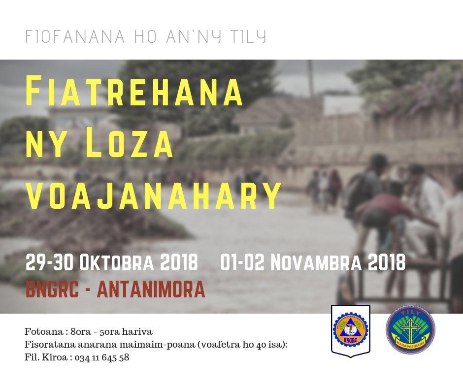 Training on the prevention of natural disasters