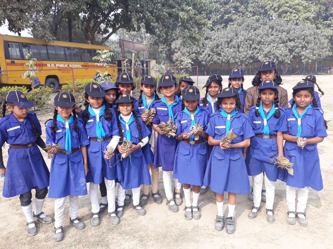 जल जीवन एवं हरियाली मिशन के तहत किया गया स्काउट गाइड जागरूक