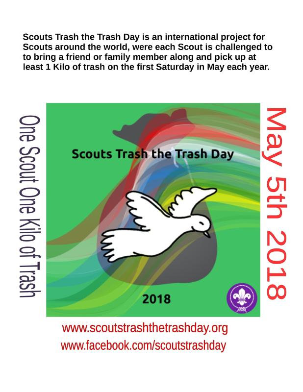 2018 Scouts Trash The Trash Day