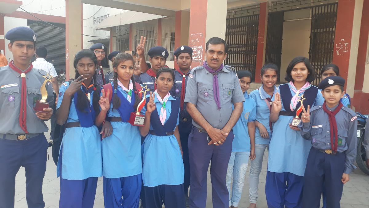 राष्ट्रपिता महात्मा गांधी जी के 150वीं वर्षगांठ के मौके पर हुआ प्रतियोगिता