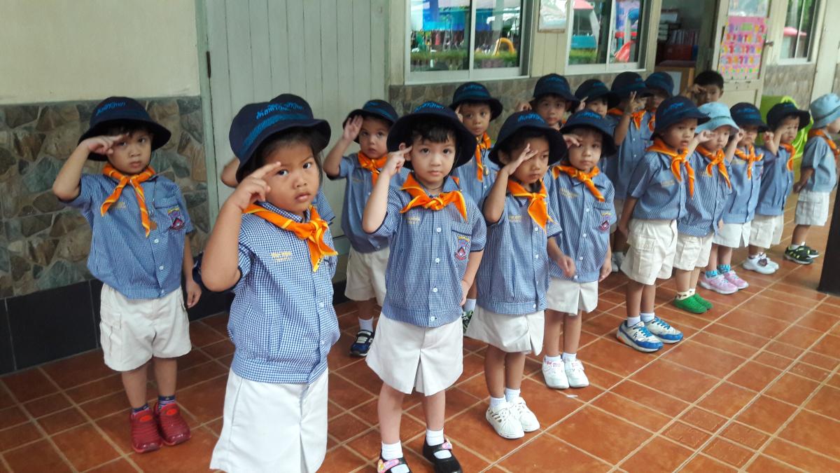 ฝึกระเบียบแถว