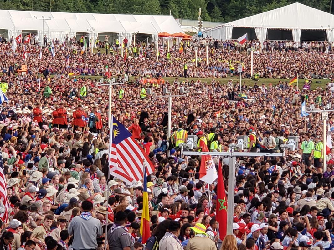 Full Stadium at the Opening Show of the 24th World Jamboree! 