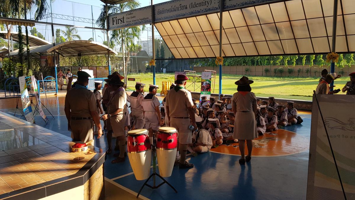 การทักทายในแบบลูกเสือ