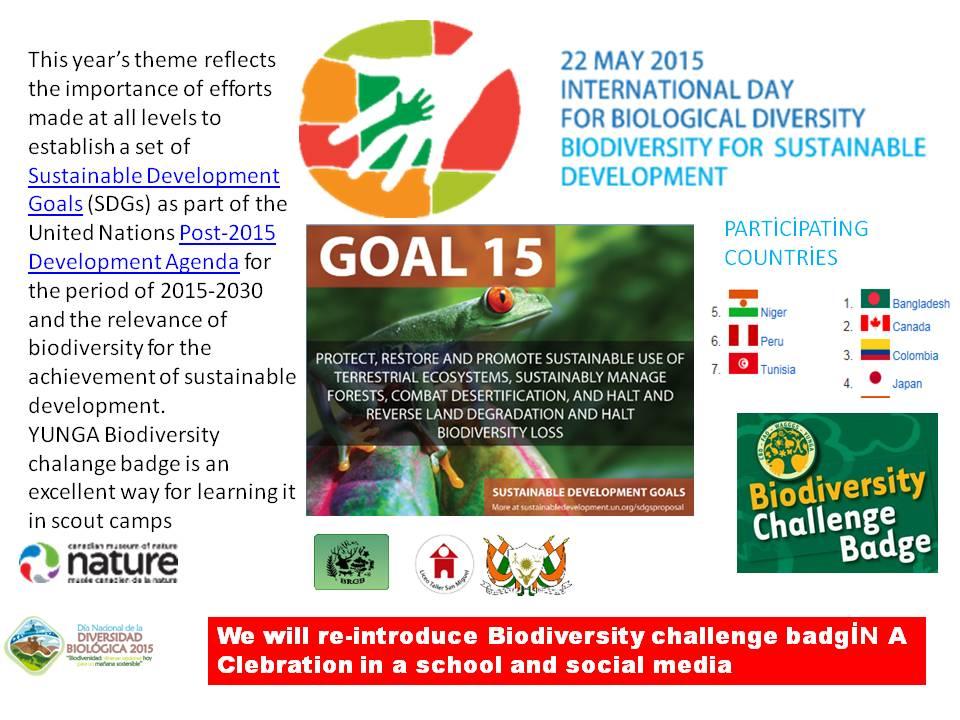 22 MAY START BIODİVERSIITY CHALLENCE BADGE AS A SERVICE ACTIVITY