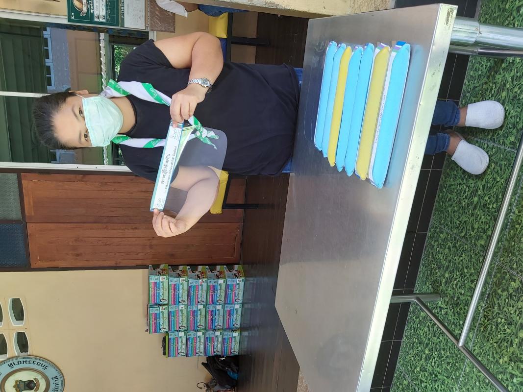 ร่วมกันแจกหน้ากาก