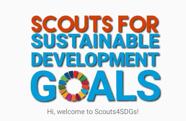 Scout currently developing an app to easily learn about the SDGs 