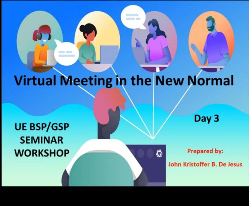 Virtual Meeting jn the New Normal