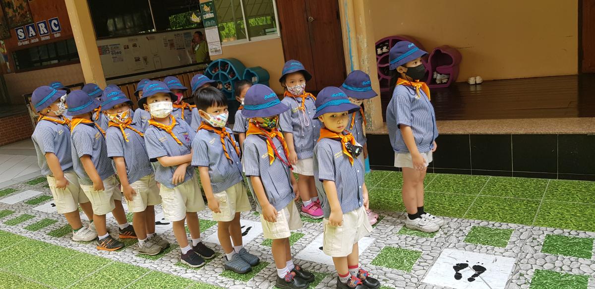 ระเบียบแถวลูกเสืออนุบาล