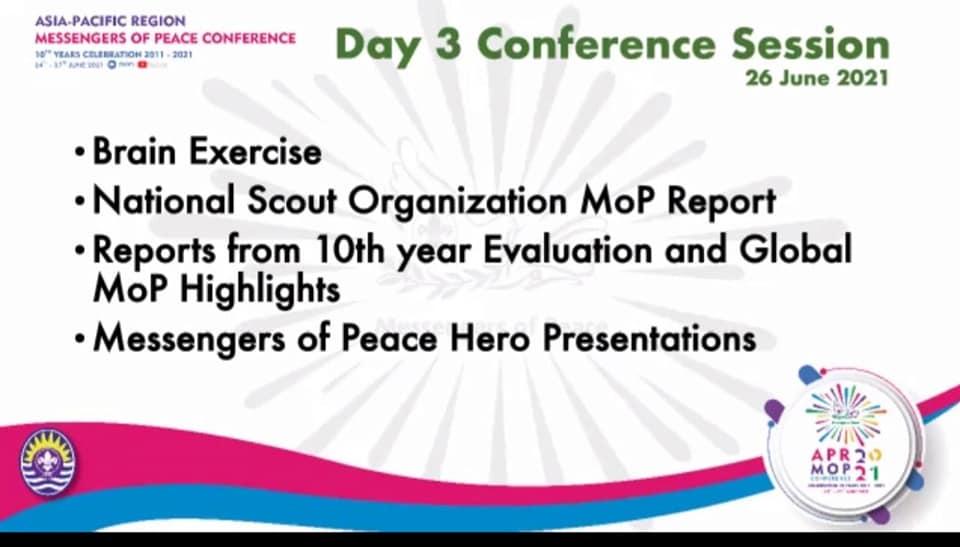 MESSENGERS OF PEACE HERO PRESENTATION- DAY 4 APR MOP CONFERENCE