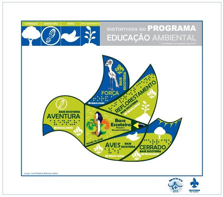 Scout Badge with Braille Reading