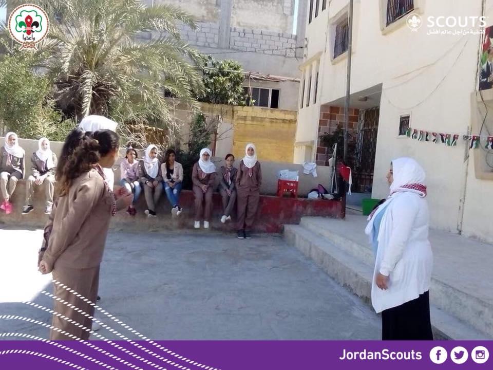  امن  أنشطة جمعية الكشافة والمرشدات الأردنية 