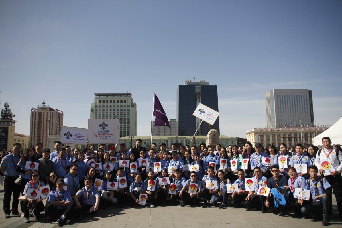 Scouts say's No to child abuse and violence  