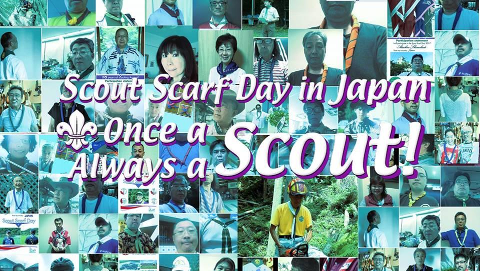 Scout Scarf Day in Japan (Aug.1, 2018)