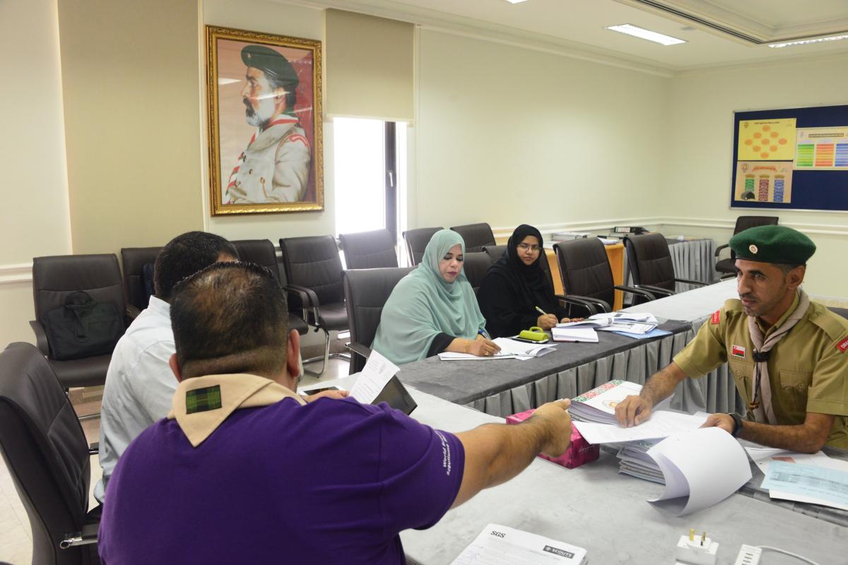 لجنة تقييم الدعم العالمي تبدأ الجيسات تبدأ تقييم معايير الجودة بالمديرية العامة للكشافة والمرشدات