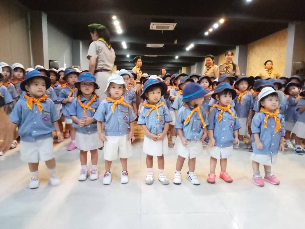 ฝึกซ้อมเด็กต้อนรับลูกเสือต่างประเทศMoP