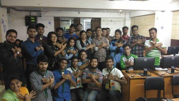 Daffodil International University Air Rover Scout Group arranges a special crew meeting