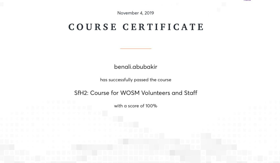 شهادة الحماية من الأذى