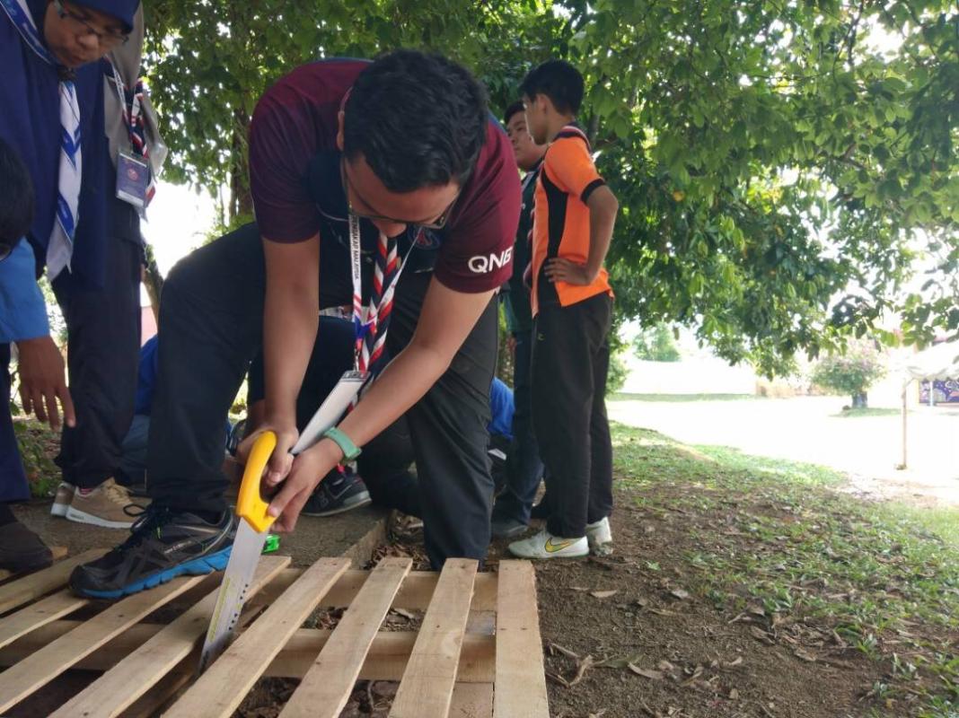 Membuat pallet di IPG Kampus Sultan Abdul Halim