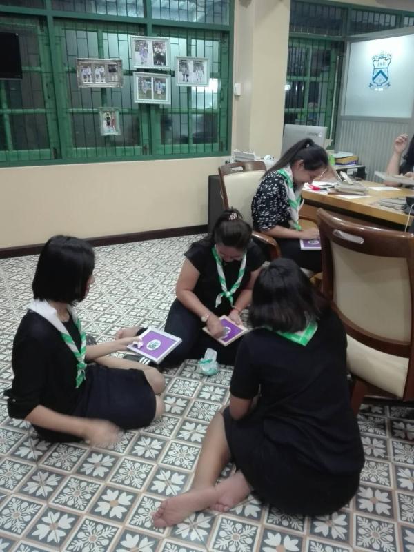 จิตอาสา ทำกรอบรูป MoP