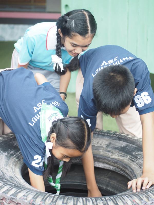 ใส่ทรายกำจัดลูกน้ำยุงลาย