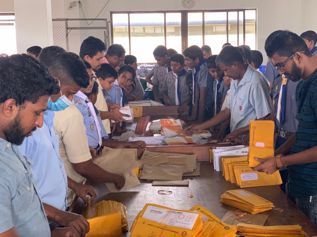 21st Colombo Scout troop Visits the Central Mail Exchange