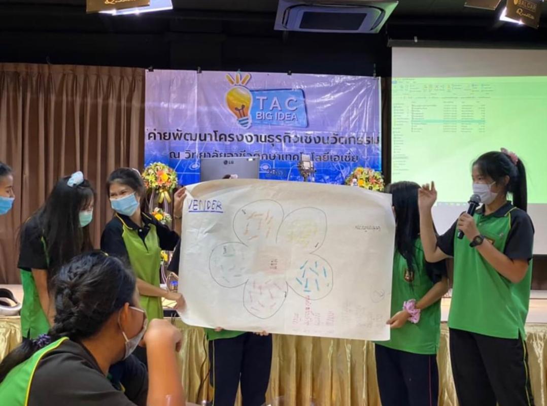 กิจกรรมการนำเสนอโครงงานธุรกิจ