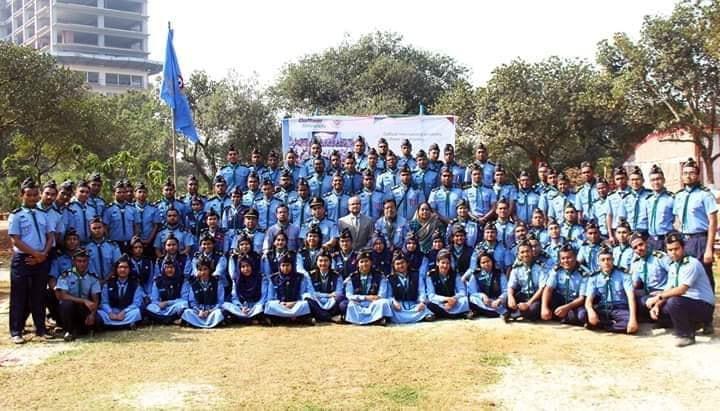 10th Oath camp of Daffodil international university air rover scout group 