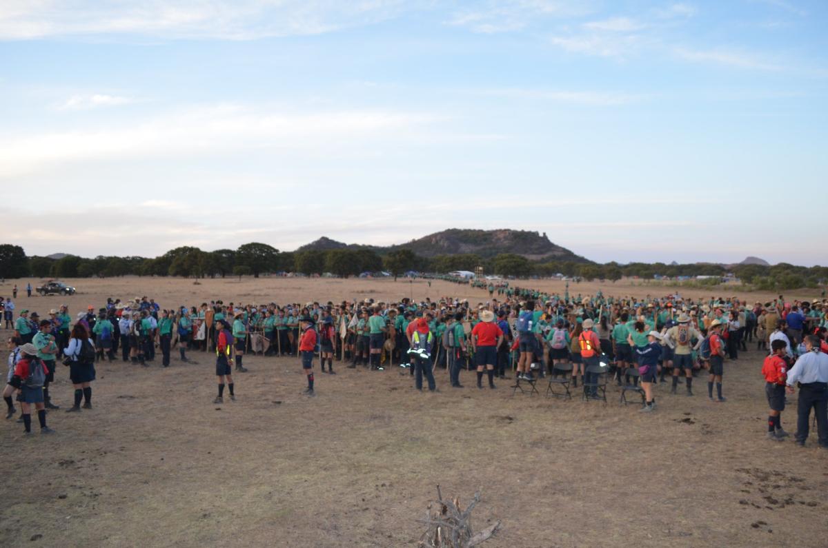 subjefe de campo cuervos del camporee 2019 Aguascalientes 