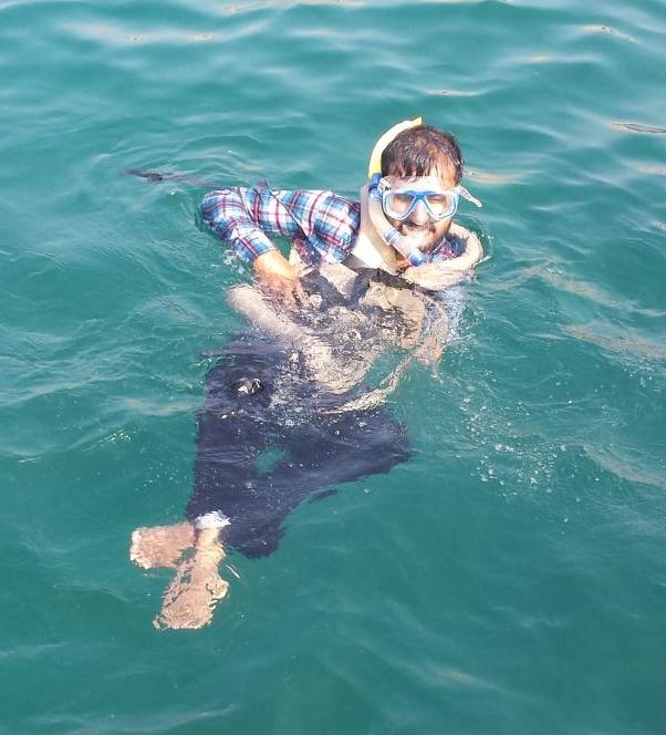 wahdat scouts open Groups Pakistan a beautiful snorkeling, cliff diving, underwater photographs and jet ski in charrna island, Arabian sea 