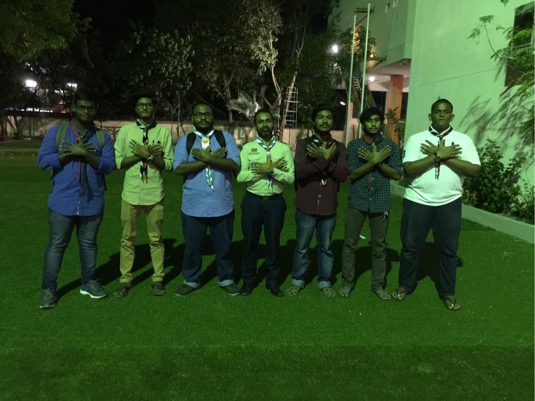 Messengers of Peace introduction to two scout groups 