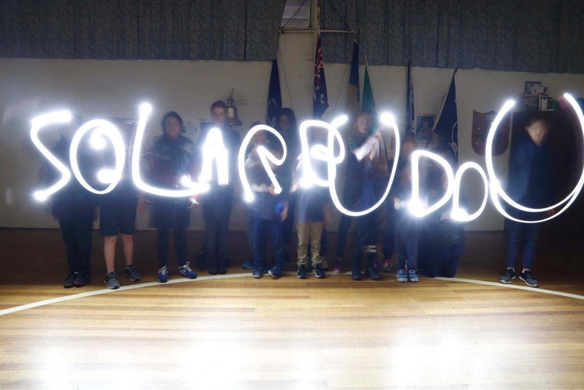 Australian Scouts light up the world