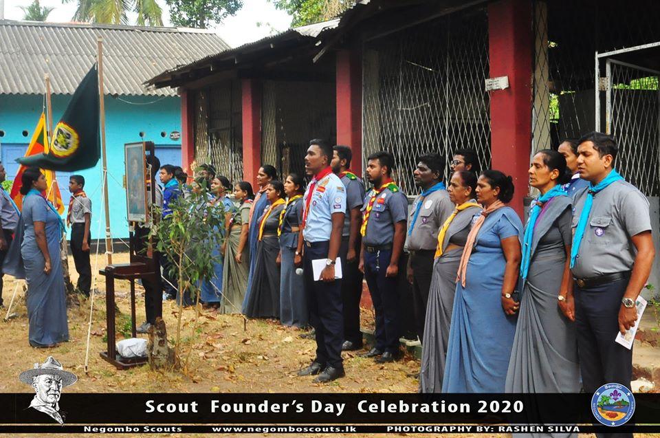 B P Day Celebrations - 2020 Sri Lanka Scout Association - Negombo District Branch 