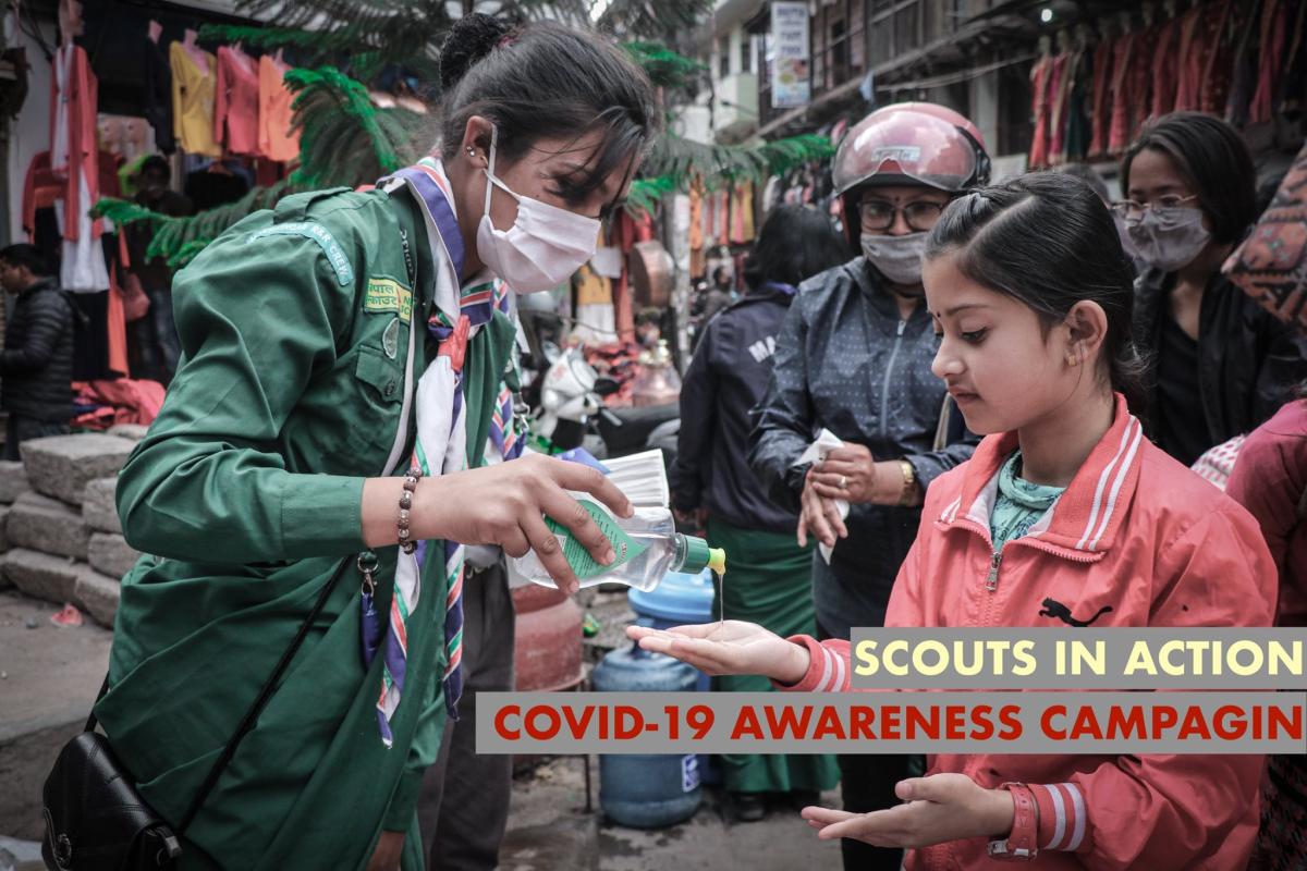 COVID-19 AWARENESS: NEPAL SCOUTS IN ACTION