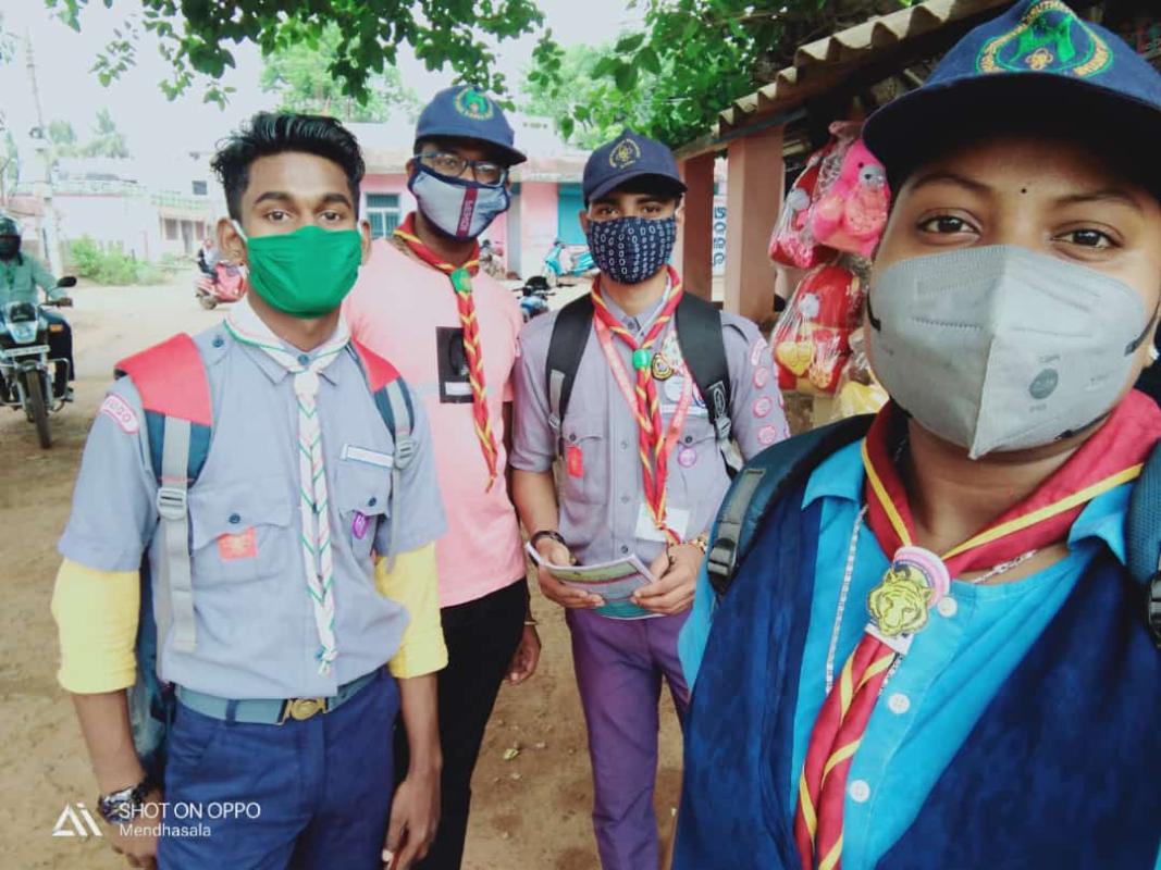 Corona awareness program at Khordha 