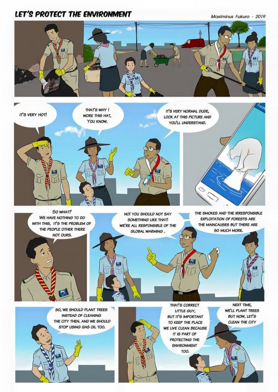 LA BANDE DESSINÉE AU SERVICE DU SCOUTISME 
