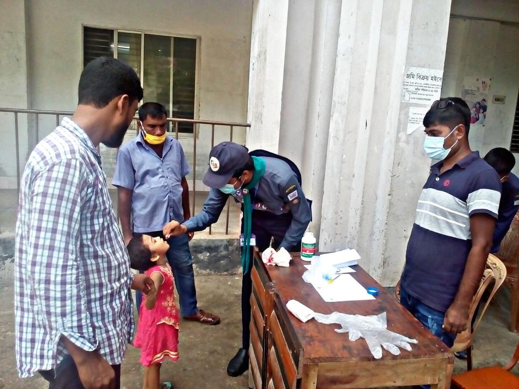  Today, 04/10/2020 from 8 am to 4 pm, the scouts of Palli Mukto Scouts Group have actively volunteered for the Vitamin A campaign.